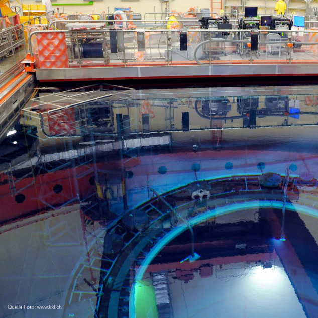 Jobcorner Jobprofil Strahlenschutzfachkraft Blick innerhalb von Kernkraftwerk